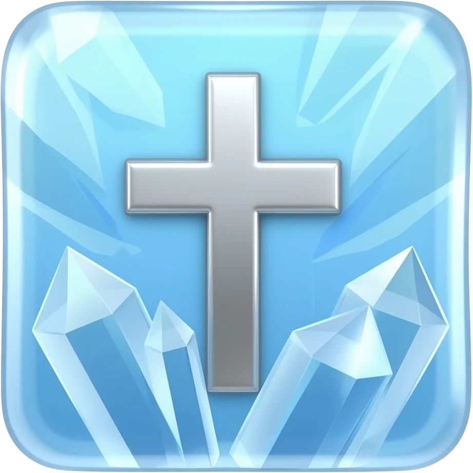 Cruz congelada emoji