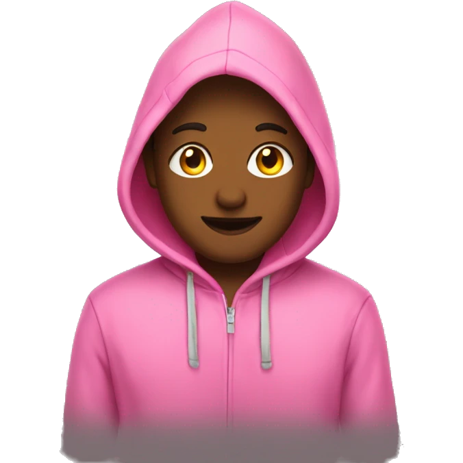 Pink hoodie emoji