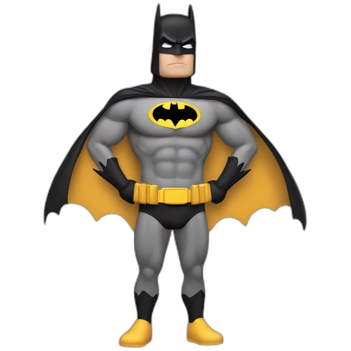 batman shrugging shoulders in confusion emoji
