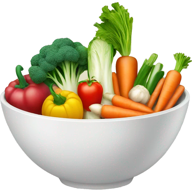 Bowl with vegetables  emoji