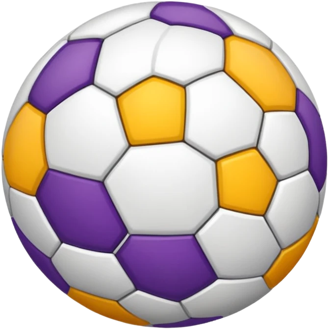 bola lgbtq+ roxo e branco emoji