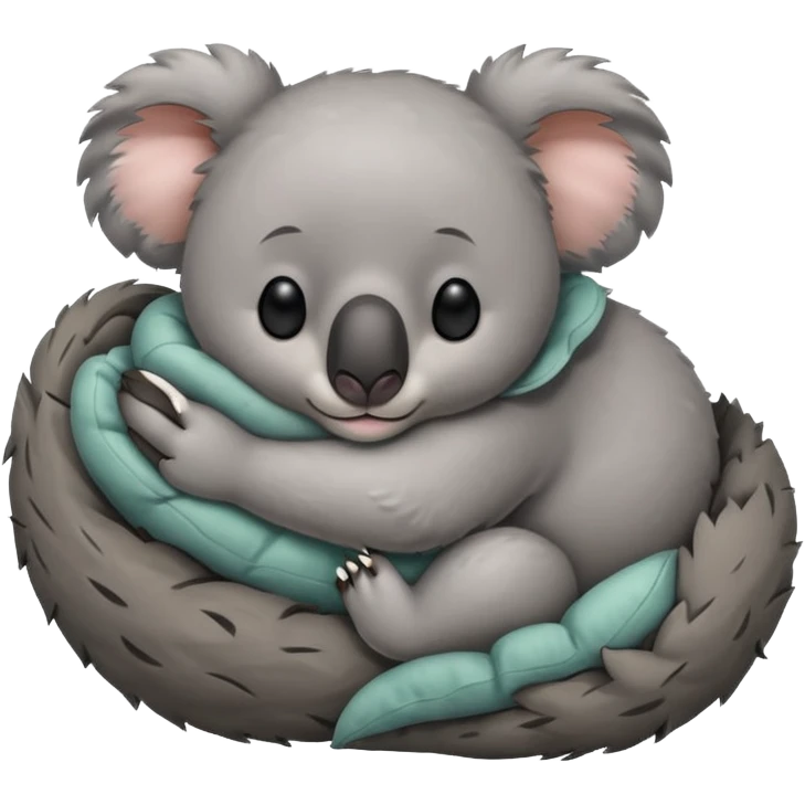 Koala sleeping emoji