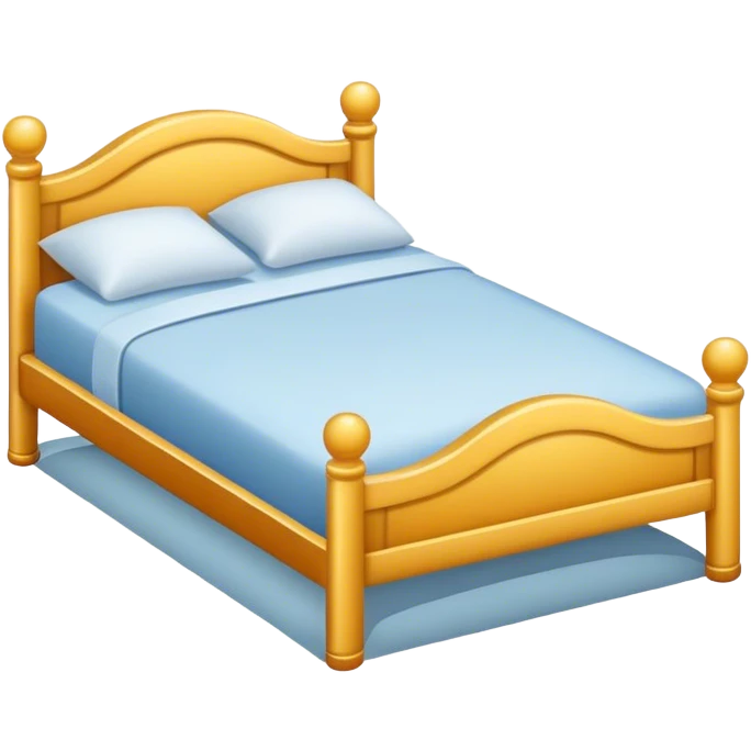 Getting new bed emoji