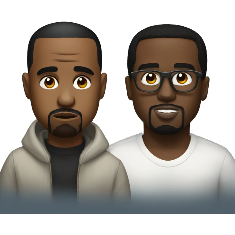 Kanye west and p diddy emoji