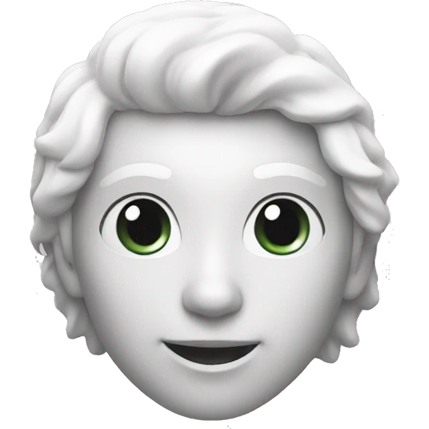 Chat blanc emoji