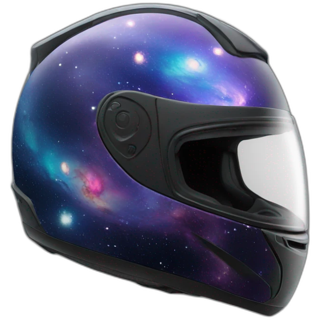 galaxy motorcycle helmet emoji