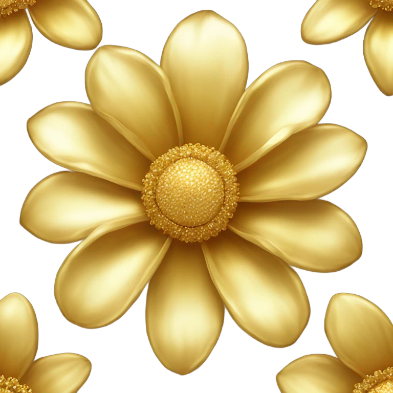 gold flower emoji
