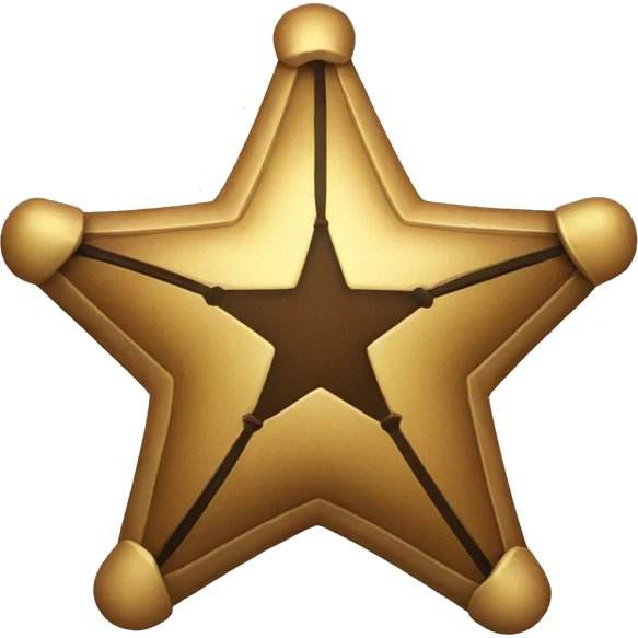 sheriff's star emoji