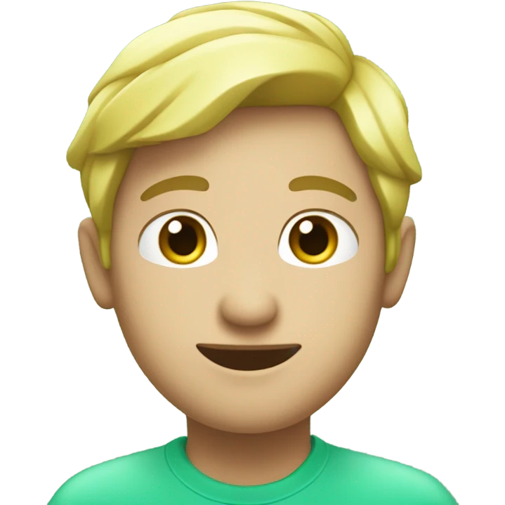Corazón verde agua  emoji