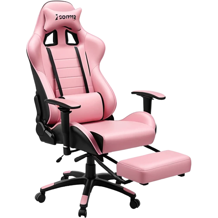 light pink gaming chair  emoji