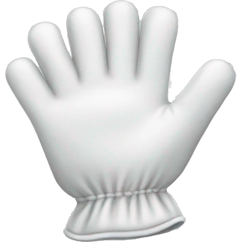 White gloves emoji