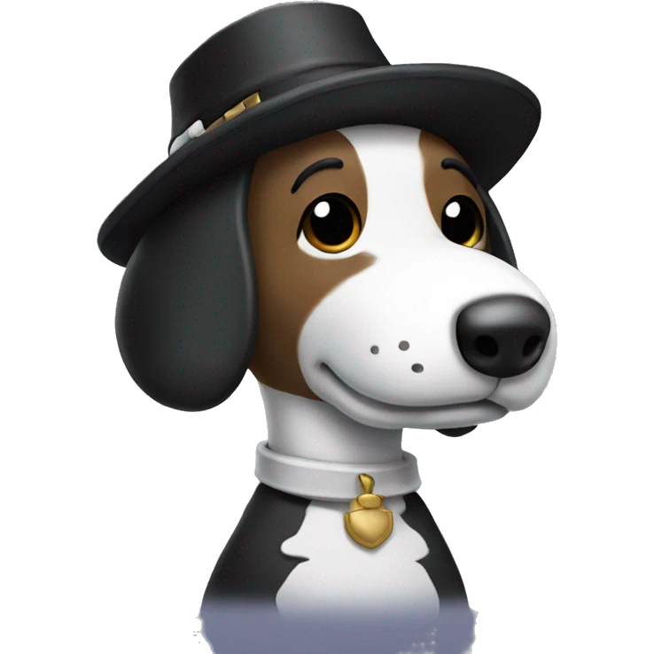 snoopy wearing pilgrim outfit emoji