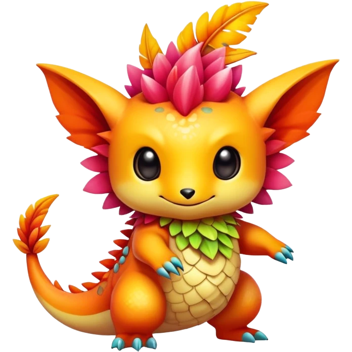 Exotic chibi Fakémon-creature emoji
