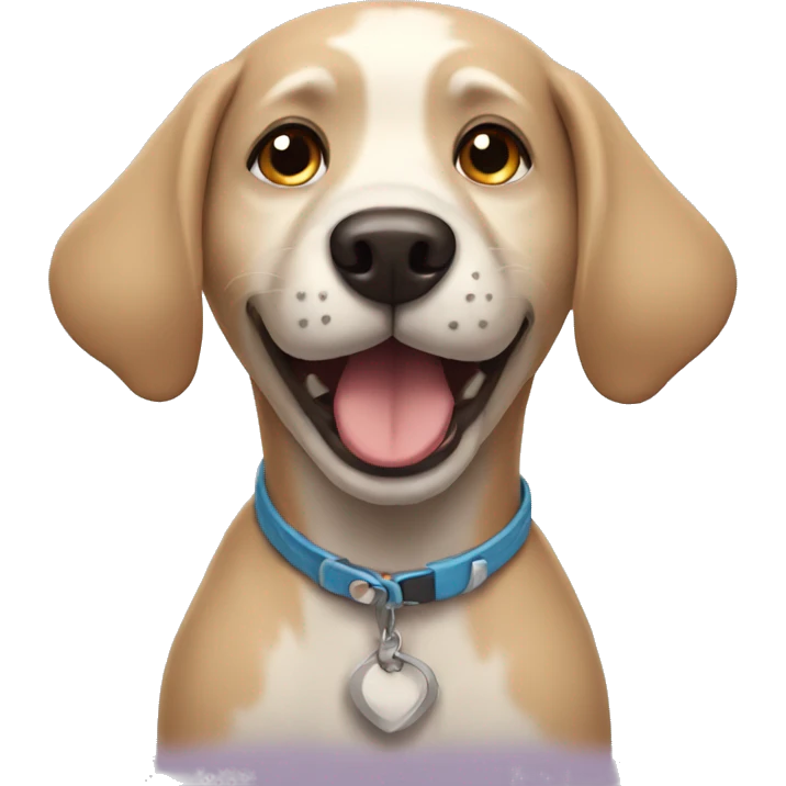 Funny dog emoji