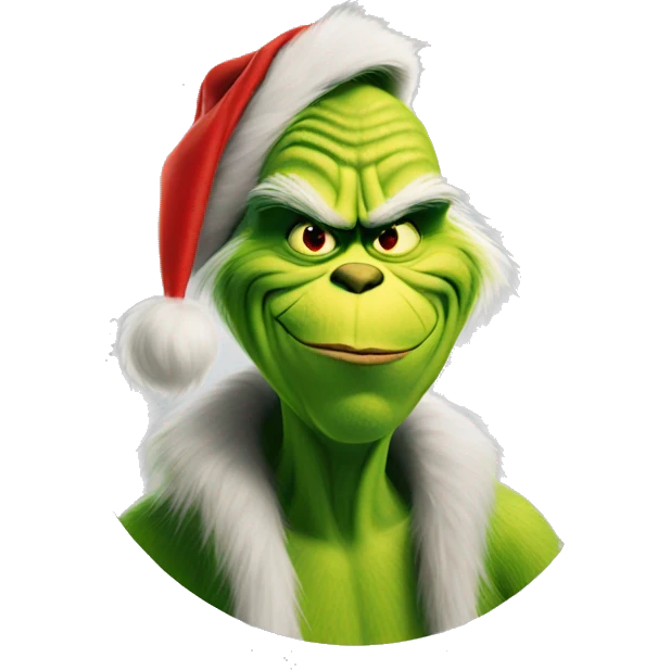 The grinch emoji