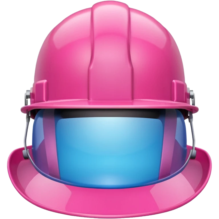 pink hard hat emoji