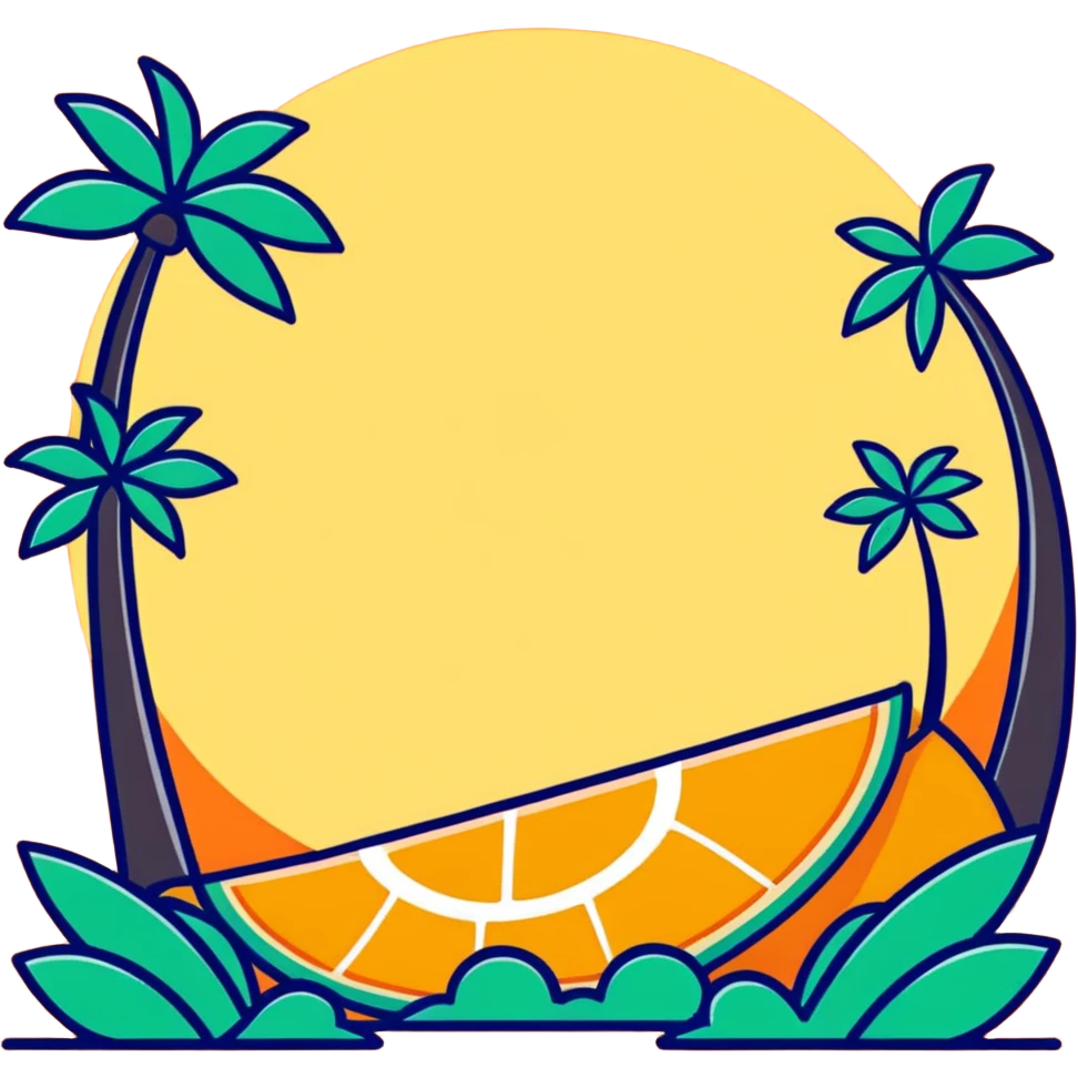 blue summer theme emoji