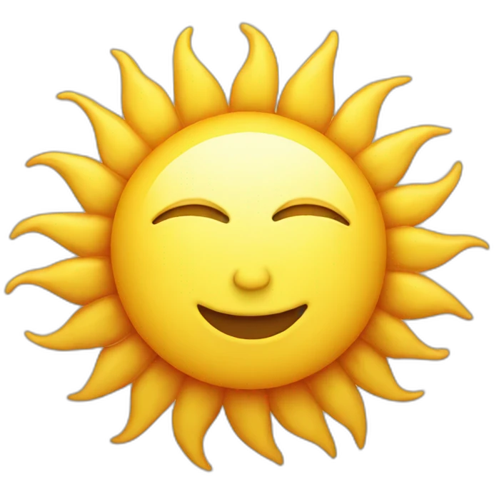 Sun emoji