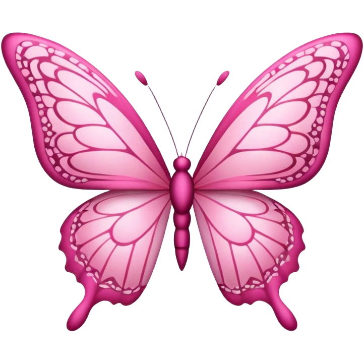 Pink butterfly  emoji