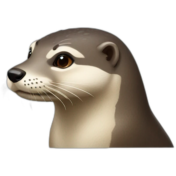 Loutre sur chien emoji