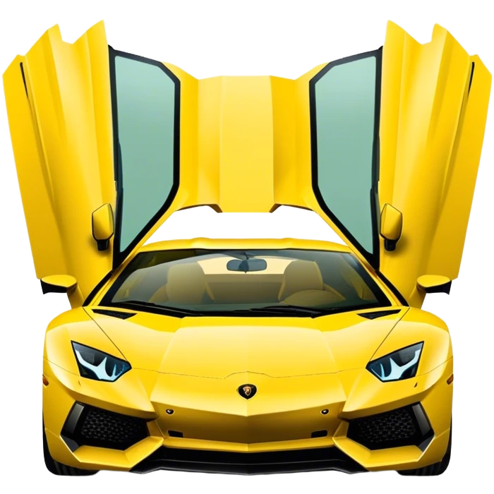 Lamborghini Aventador - Lamborghini (Model Year: 2021) (Iconic colour: Yellow) emoji
