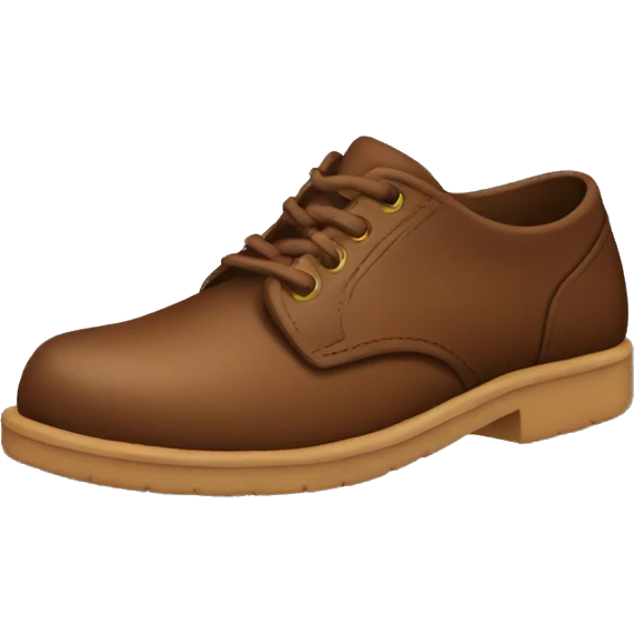 Brown shoes emoji
