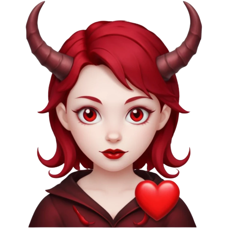 Devil girl is heart  emoji