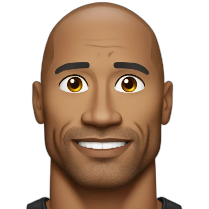 Dwayne Johnson emoji