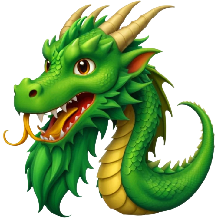 dragon with long beard emoji