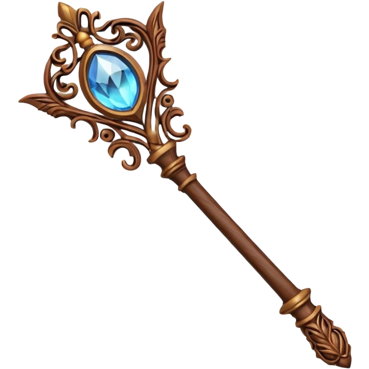Harry Potter magical wand no kristal and light emoji