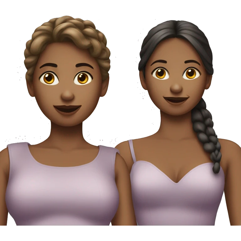 4 filles qui font un da emoji