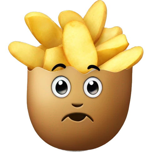 Potato mix with chips  emoji