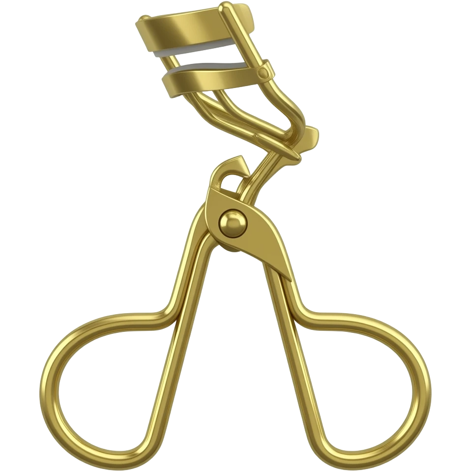 eyelash curler gold emoji