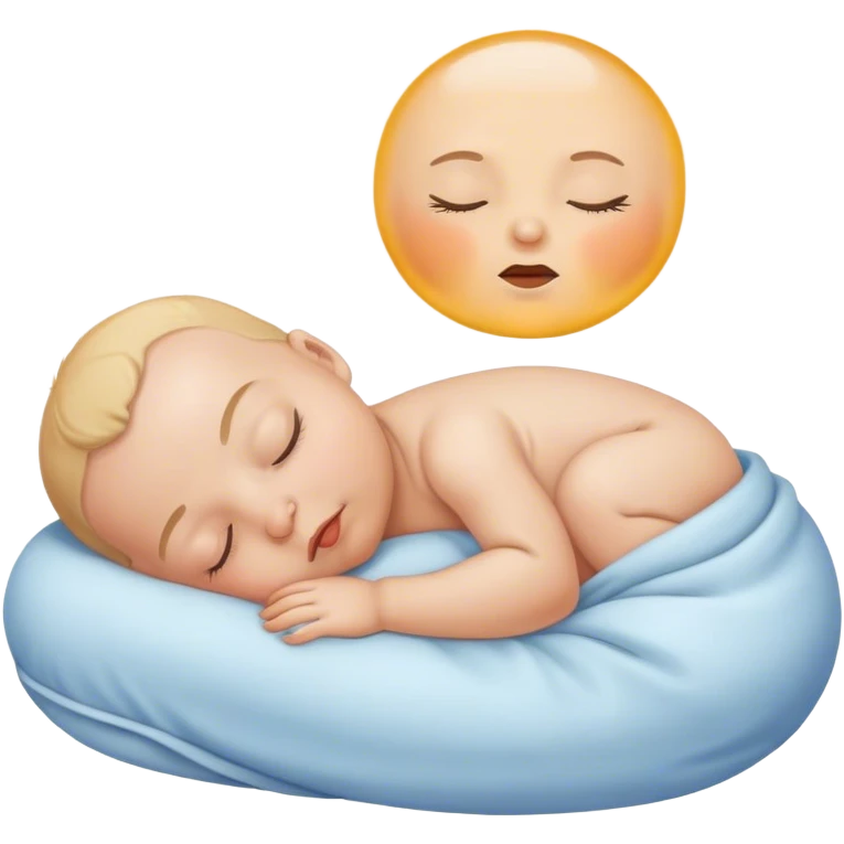 Baby sleeping emoji