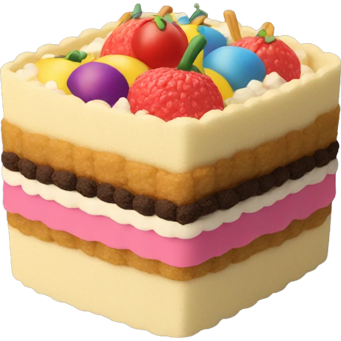 24 bento birthday cake emoji