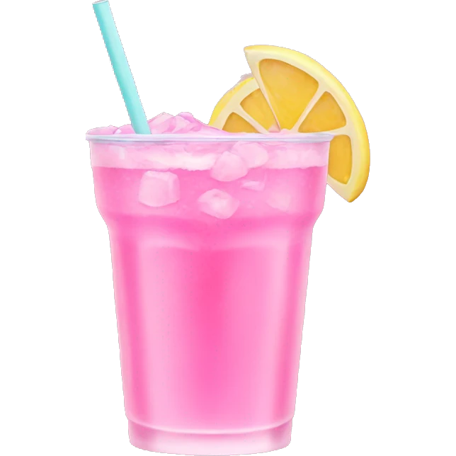 Pink aesthetic drink emoji