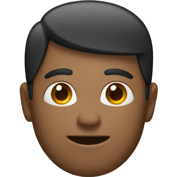 guy with square head emoji