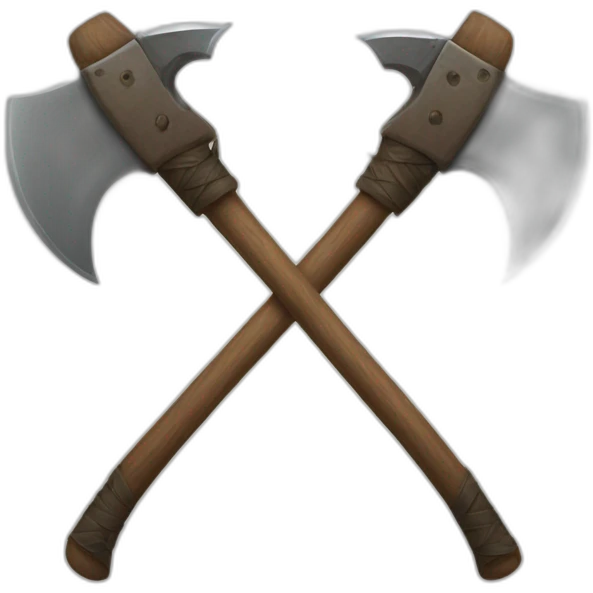 kitty double axe emoji