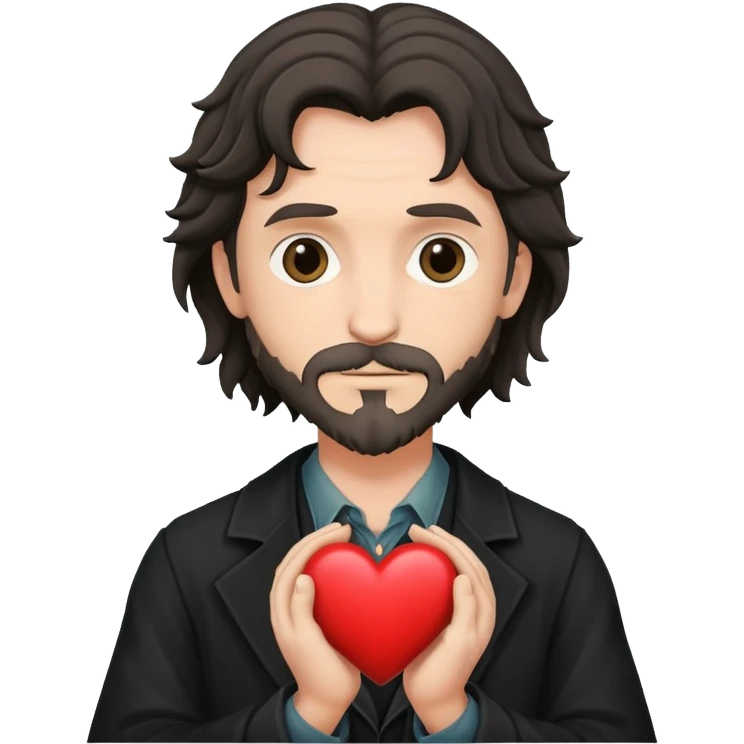 Sirius black hold a heart  emoji