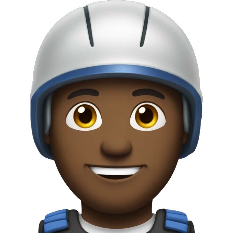 a men with full gadgets of sport emoji