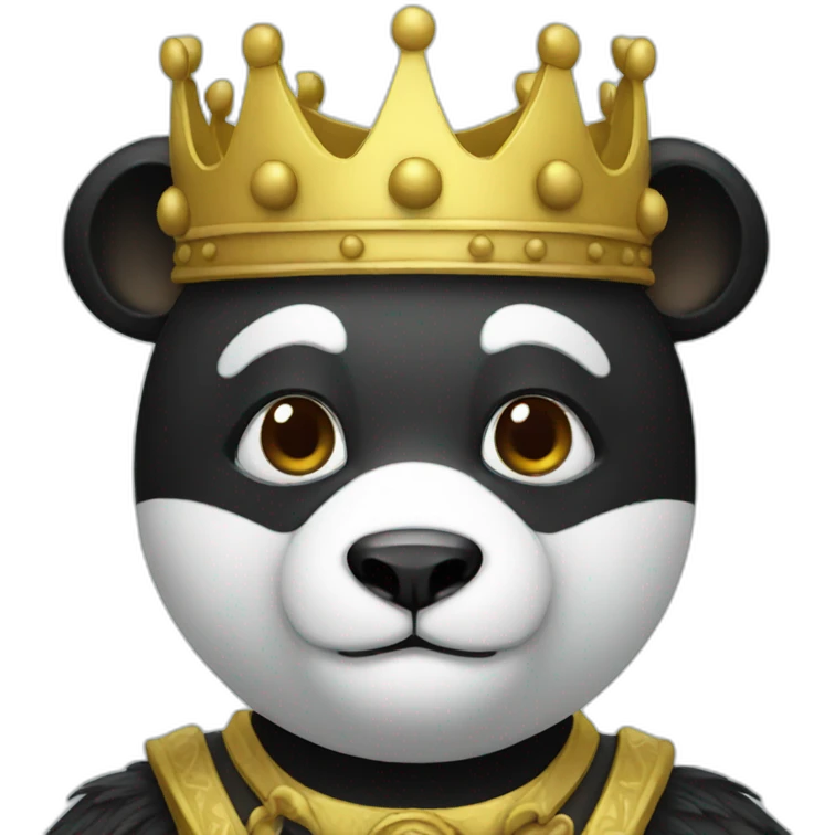 panda king emoji