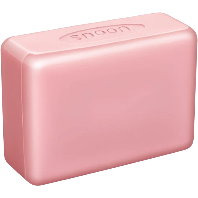 Light pink soap bar emoji