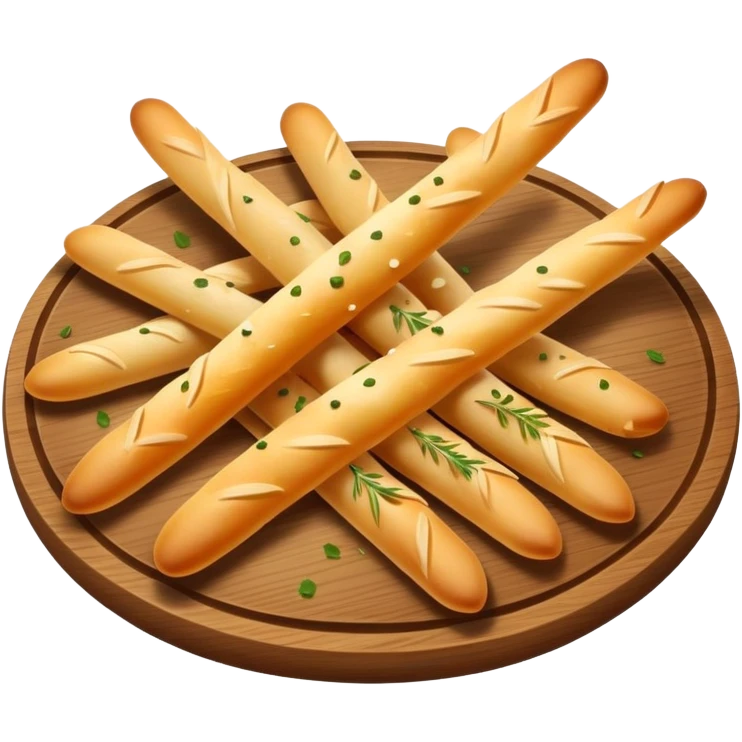 Tasty breadstick appetizer  emoji