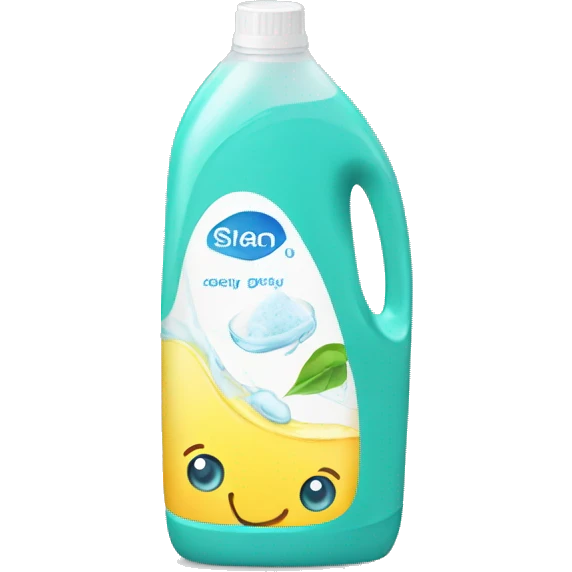 A bottle of cleaning solution emoji