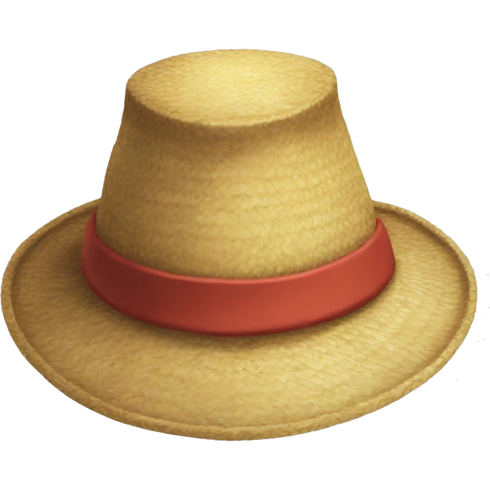 Luffy’s hat emoji