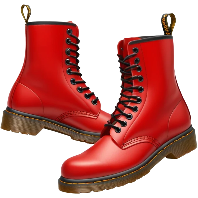 doc martens red emoji