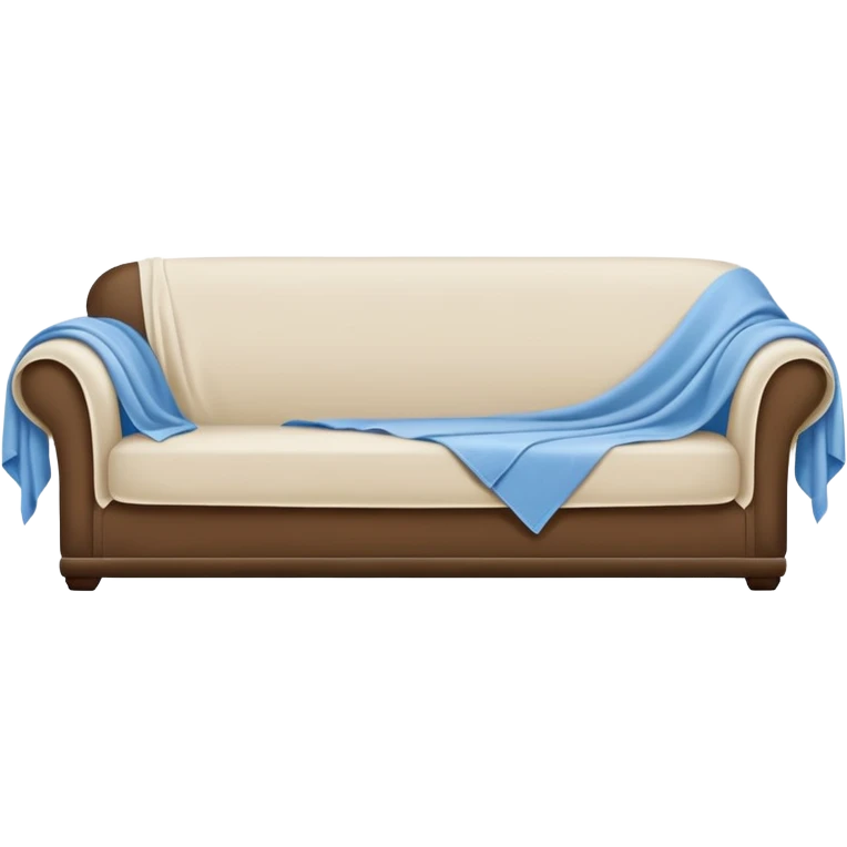 Drop cloth on a sofa  emoji