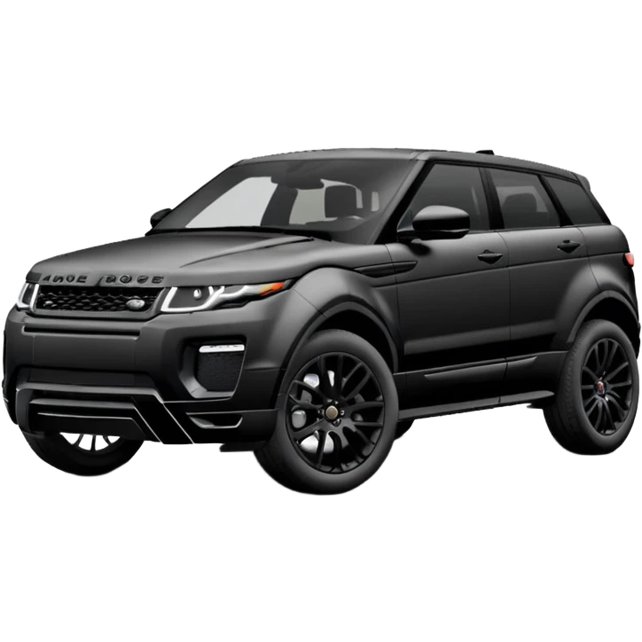 2024 all black LandRover evoque  emoji