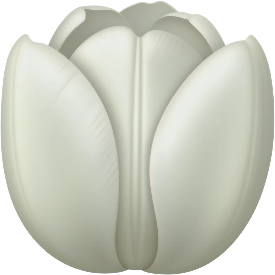Tulipán blanco emoji emoji