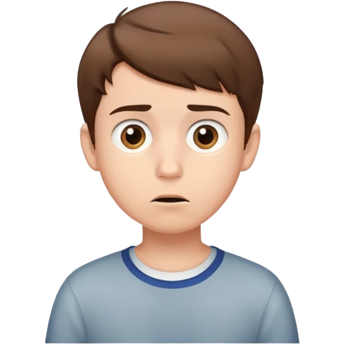 Un garçon qui comprend pas  emoji